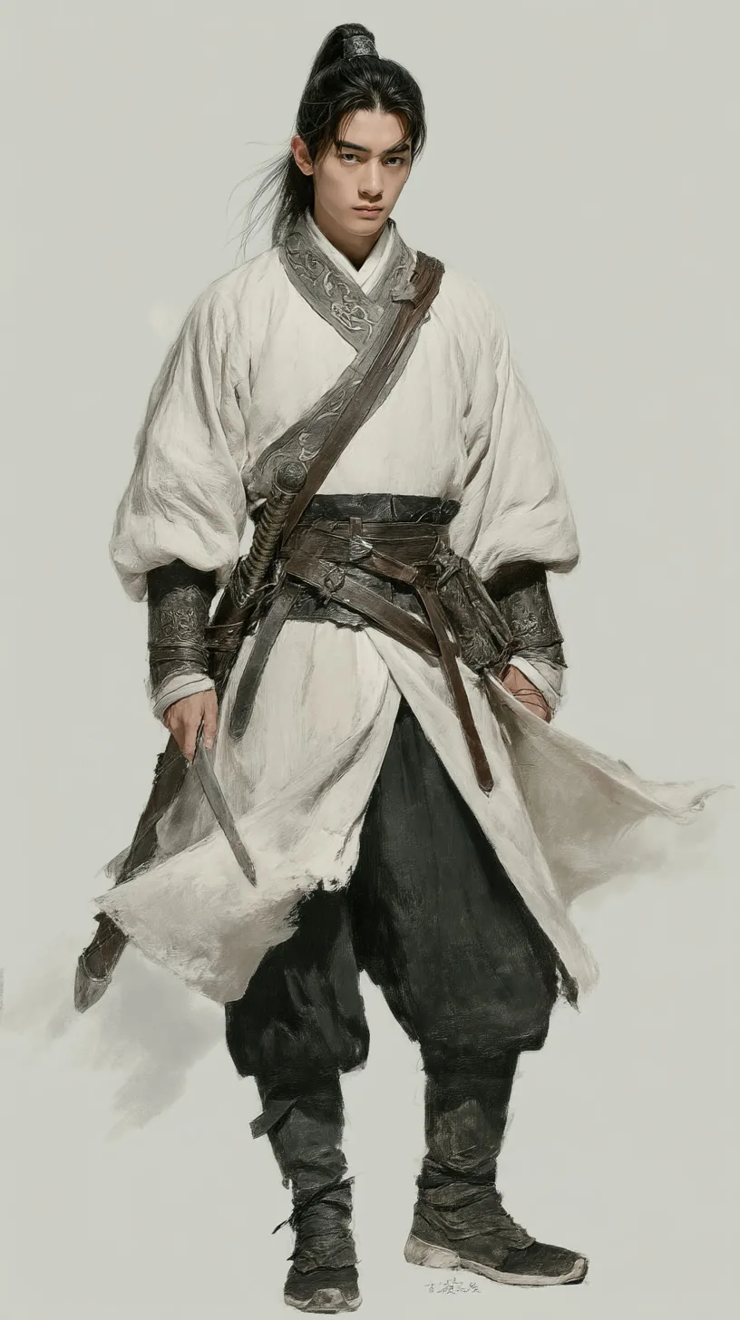白衣少年行