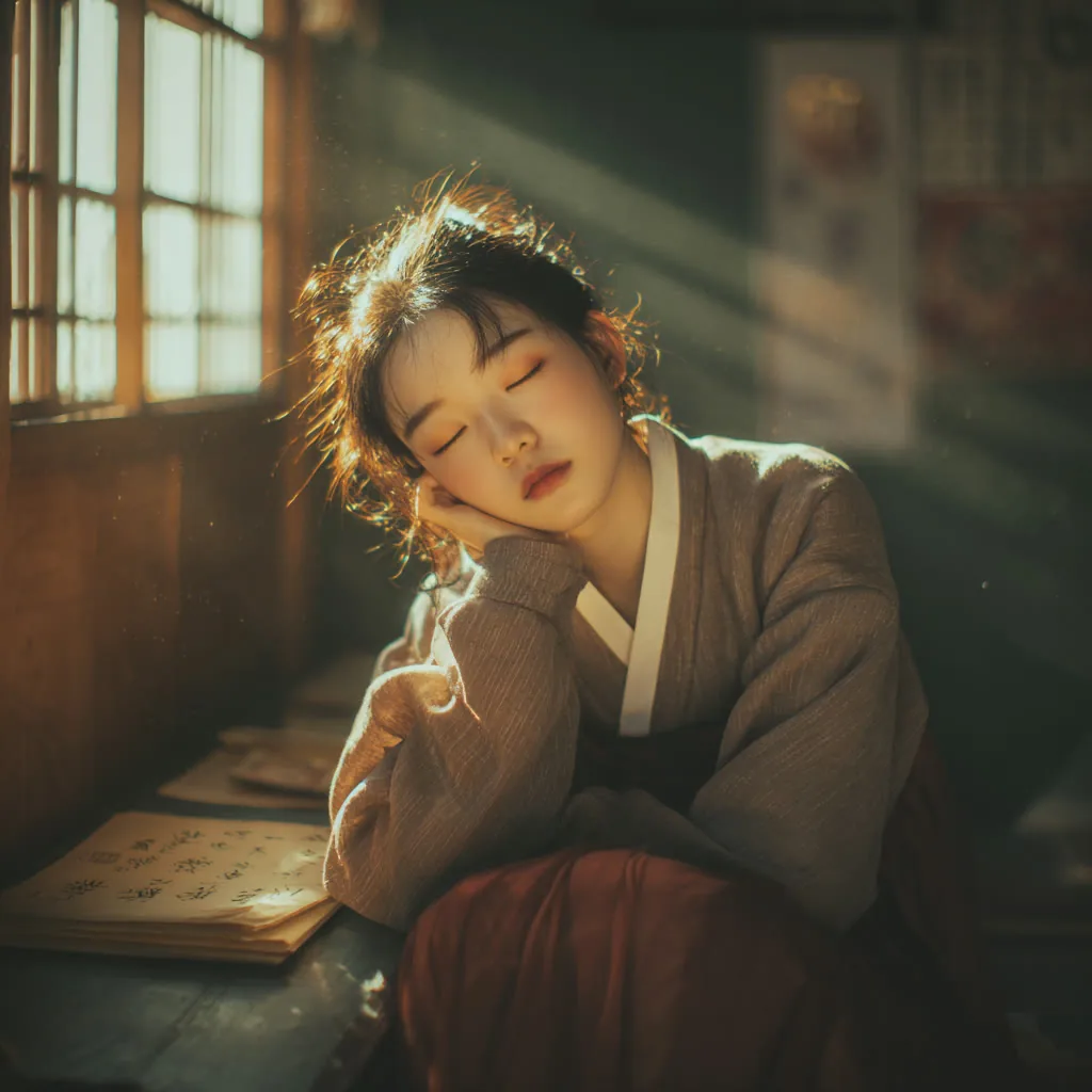 木格窗下