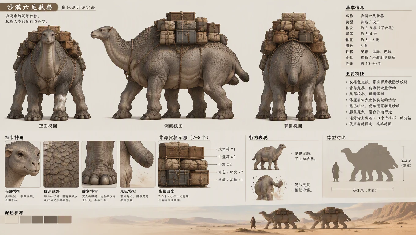 沙漠六足驮兽